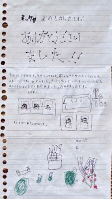 知り合いがMOKKEJAに泊まりに来てくれました