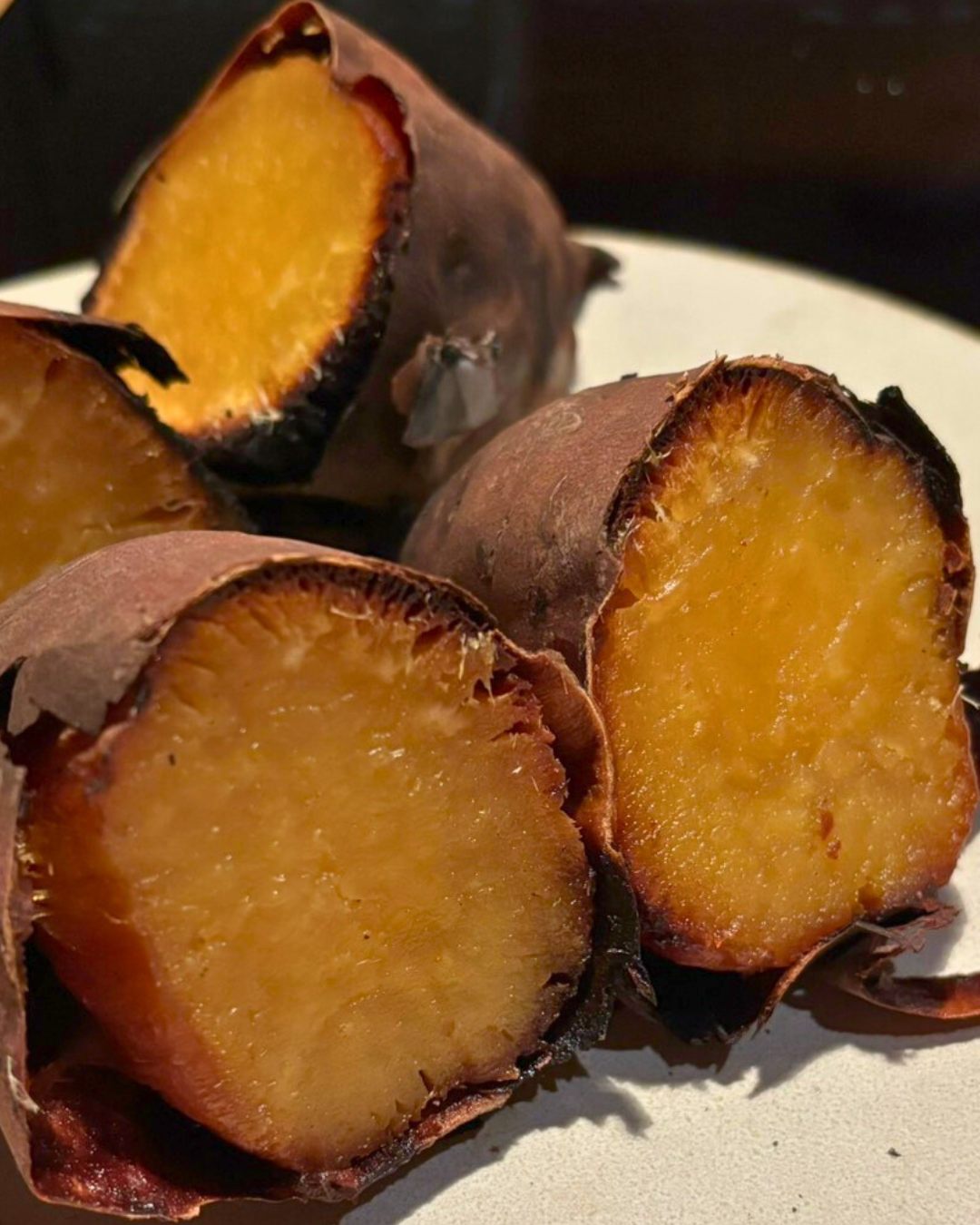ねっとり 焼き芋の断面