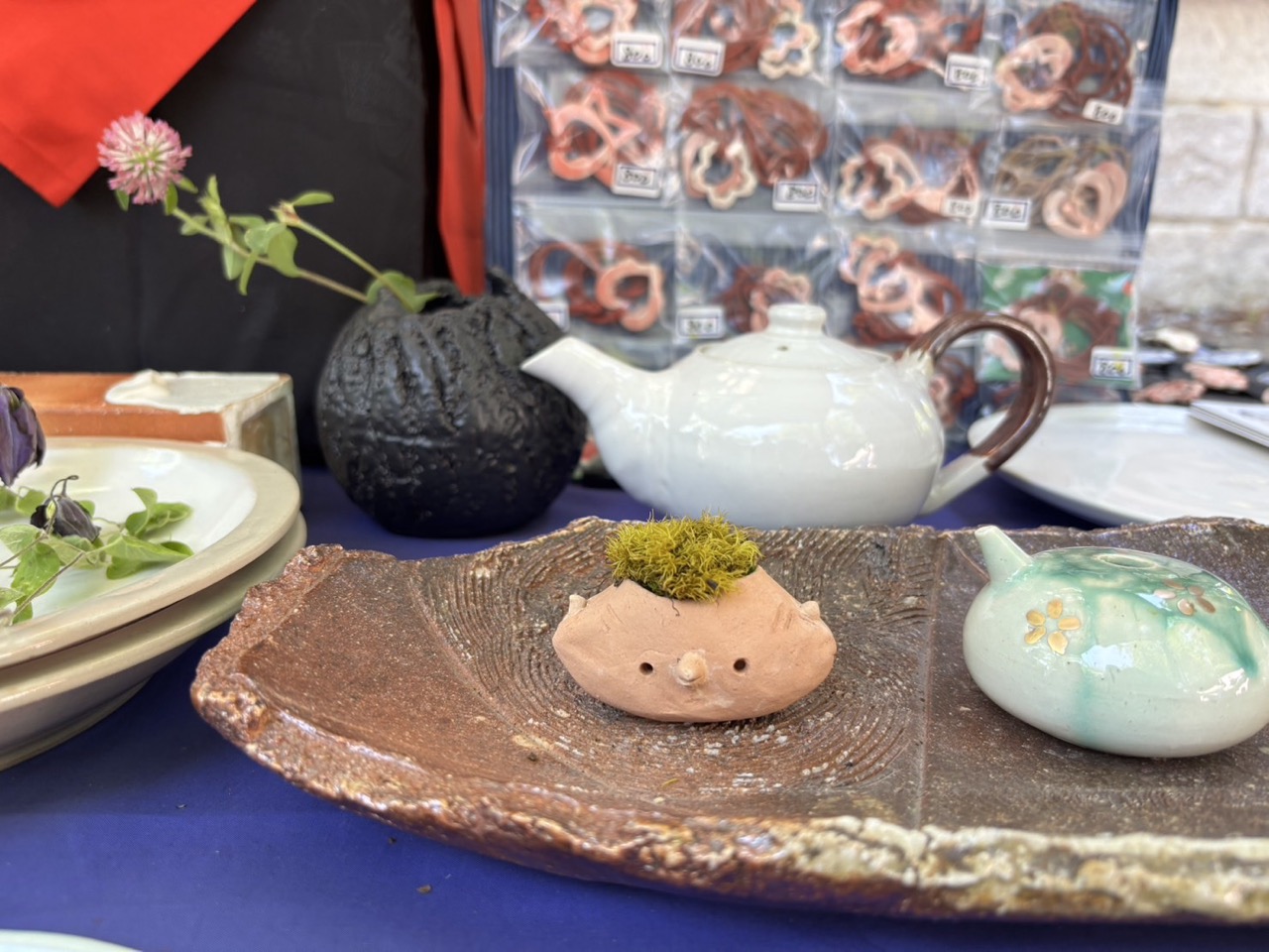 藤野ぐるっと陶器市で見つけた可愛らしい苔の鉢植え