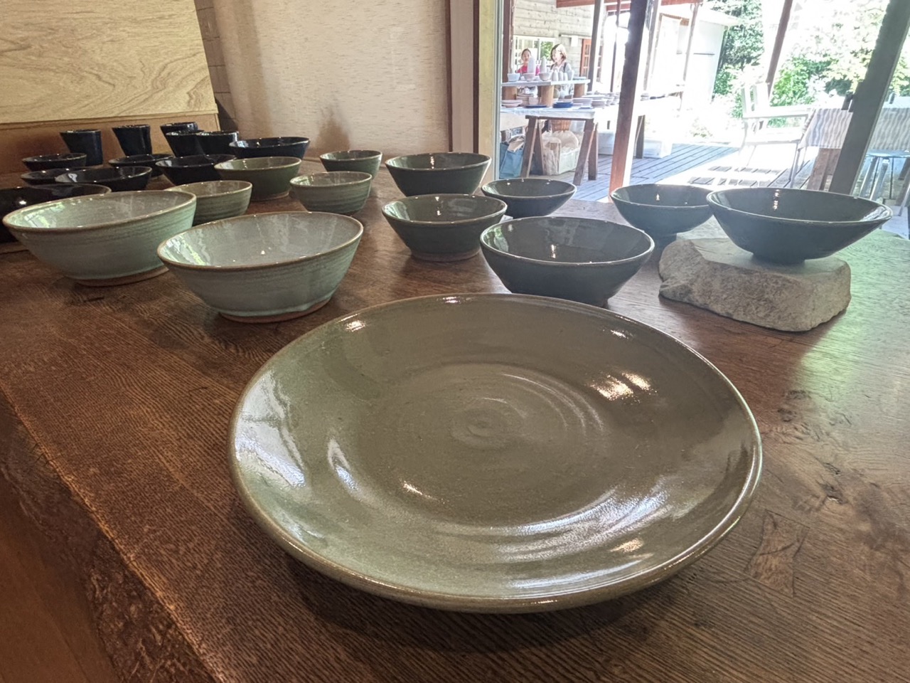 陶芸教室、陶釉舎の碓井先生の作品