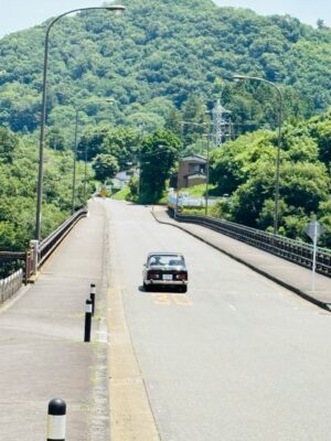 6月の、藤野の山の景色