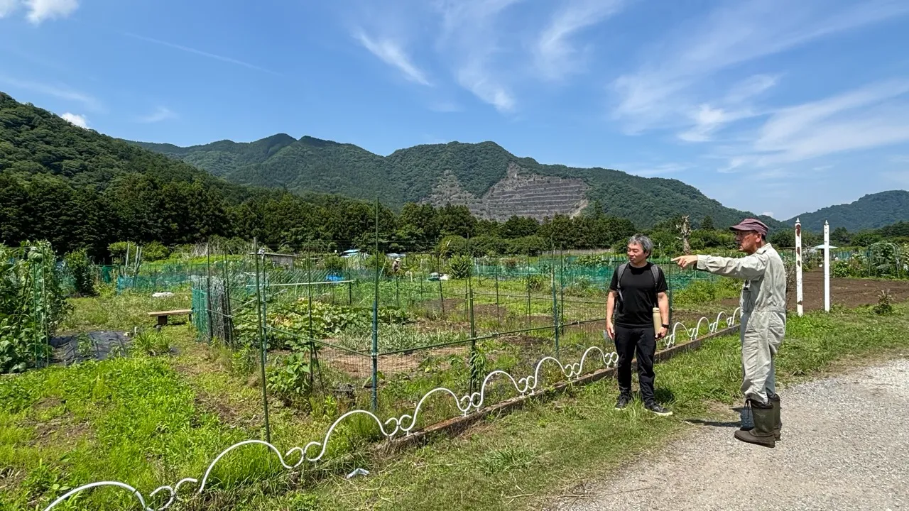 青野原の431号線沿いにあるふれあい農園