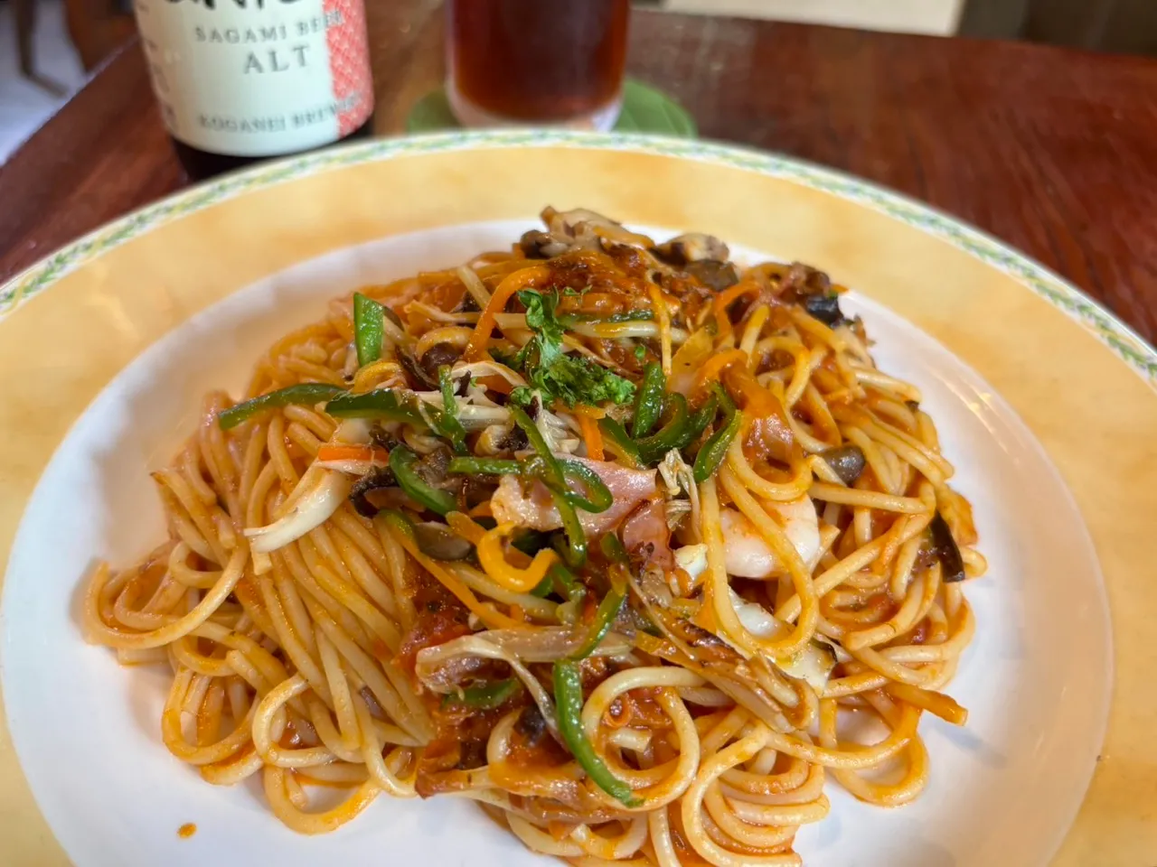 相模原市緑区青山にあるレストラン、スパゲティ屋青山のおすすめメニュー、田舎スパゲティ
